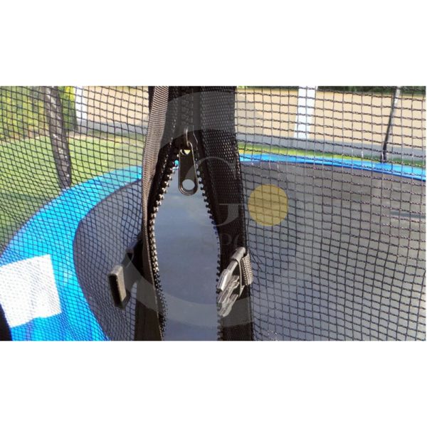 Trampolino tappeto elastico esterno da giardino Jumping Diametro 245cm con SCALETTA e RETE DI PROTEZIONEE - Immagine di 4