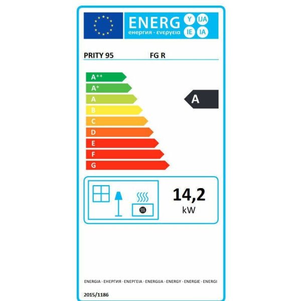 Stufa a Legna con Forno FG R 14,2kW ECO DESIGN 2022 EEK-A - Immagine di 7